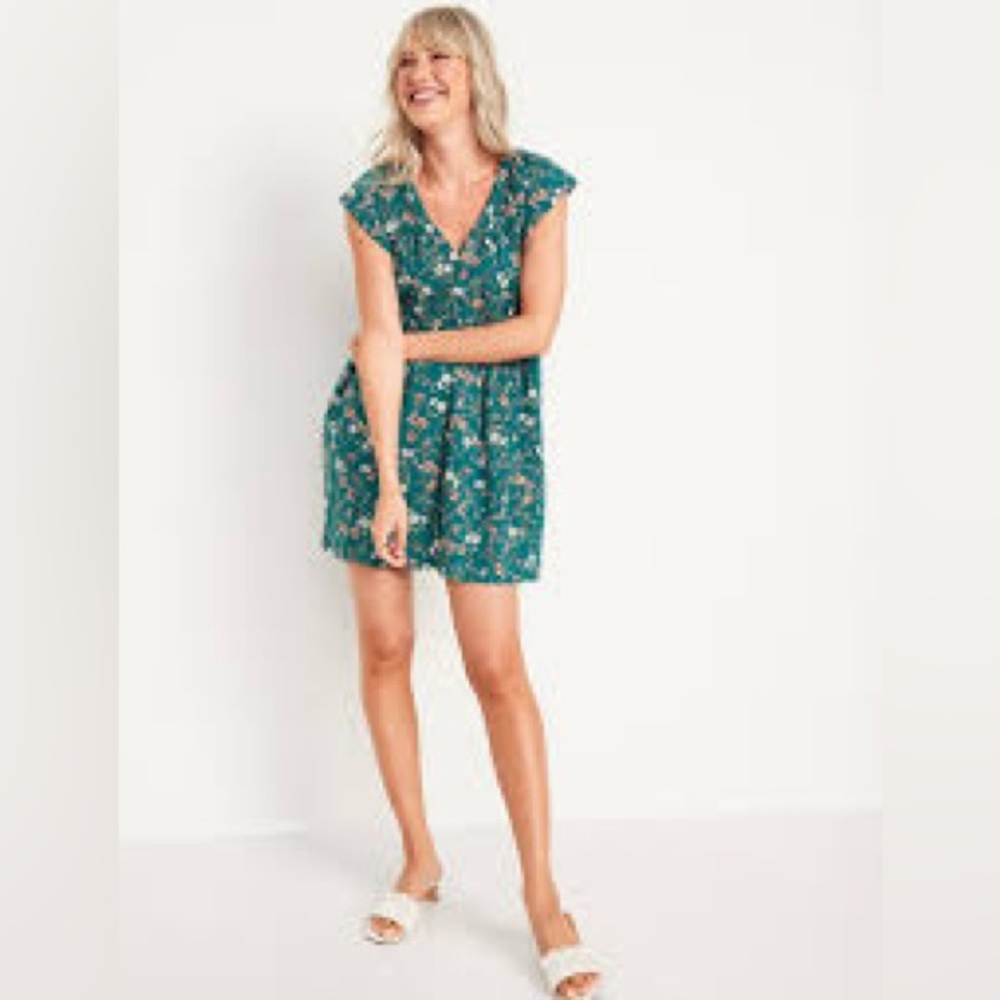 Old Navy floral mini dress.